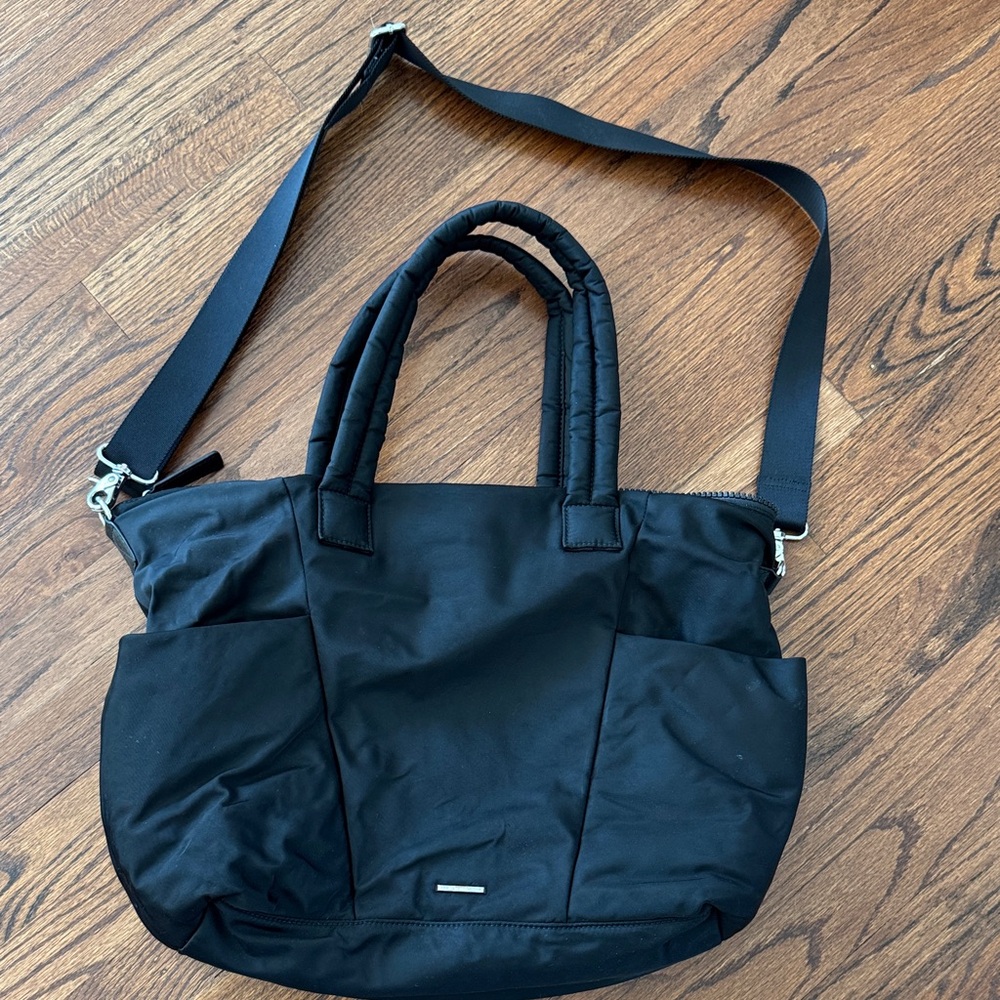 Rebecca Minkoff Black Diaper Bag Nylon Tote